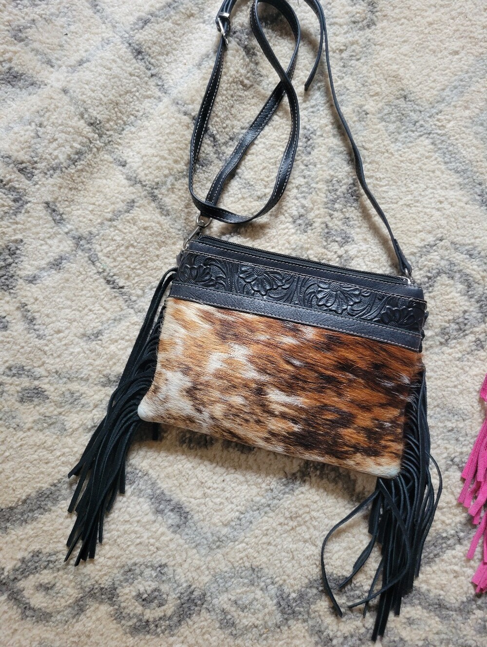 Cowhide Crossbody